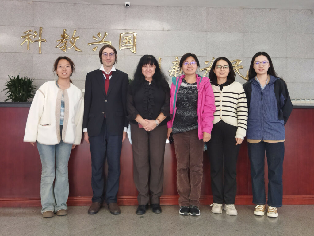 In person people present at ISSI-BJ (from left: Zhang Donghua, Marchetti Dedalo, Peresan Antonella, Zhu Kaiguang, Yan Rui and Yu Zining)